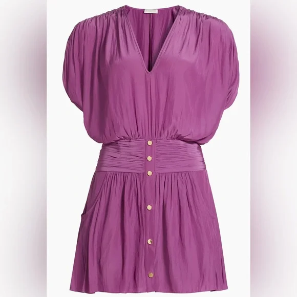 Ramy Brook Corrine Dolman Sleeve Minidress. New Season - Picture 1 of 5